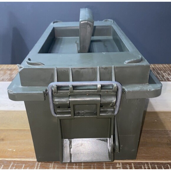 Wise 56011-13 15" L x 7.75" W x 6.5" H Olive Green Small Dry Box Ammo Tackle Box - Picture 2 of 6